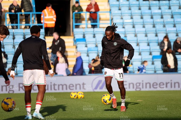 170126 - Gillingham v Newport County - Sky Bet League 2 - Cameron Antwi of Newport County 
