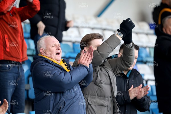 170126 - Gillingham v Newport County - Sky Bet League 2 - Newport fans 