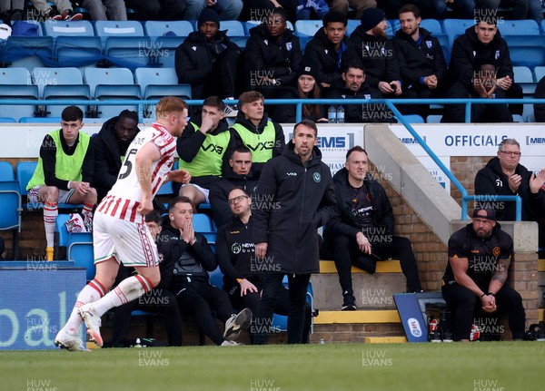 170126 - Gillingham v Newport County - Sky Bet League 2 - Christian Fuchs, Newport Manager
