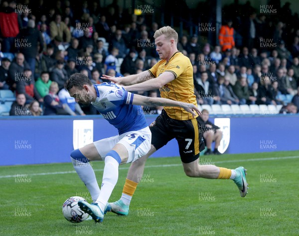 281023 - Gillingham v Newport County - Sky Bet League 2 - Will Evans on the attack