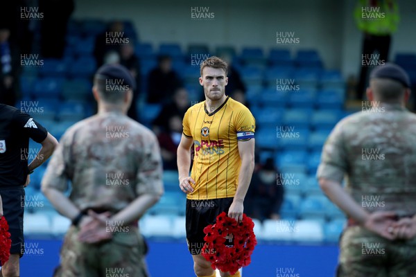 281023 - Gillingham v Newport County - Sky Bet League 2 - Remembrance, minutes silence