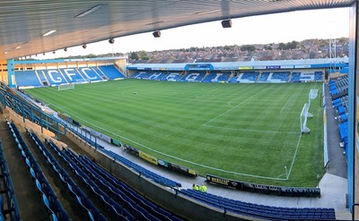 181016 - Gillingham FC vs Walsall FC  - SkyBet EFL League 1 -Corner Panoramic of Gillingham FC's Priestfield Stadium