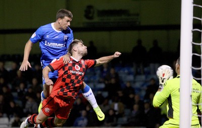 181016 - Gillingham FC vs Walsall FC  - SkyBet EFL League 1 -Cody McDonald heads home Gillingham's 1st goal