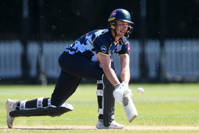 140525 - Glamorgan 2nd XI v Cardiff UCCE - T20 Blast Friendly - Henry Hurle of Glamorgan batting