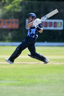 140525 - Glamorgan 2nd XI v Cardiff UCCE - T20 Blast Friendly - Callum Nicholls of Glamorgan batting
