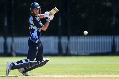140525 - Glamorgan 2nd XI v Cardiff UCCE - T20 Blast Friendly - Henry Hurle of Glamorgan batting