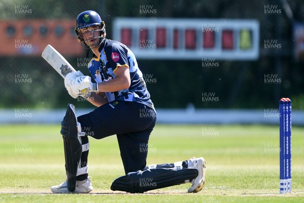 140525 - Glamorgan 2nd XI v Cardiff UCCE - T20 Blast Friendly - Henry Hurle of Glamorgan batting