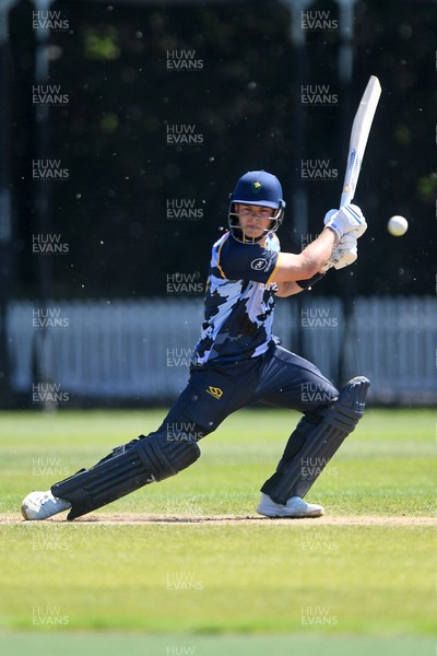 140525 - Glamorgan 2nd XI v Cardiff UCCE - T20 Blast Friendly - Callum Nicholls of Glamorgan batting