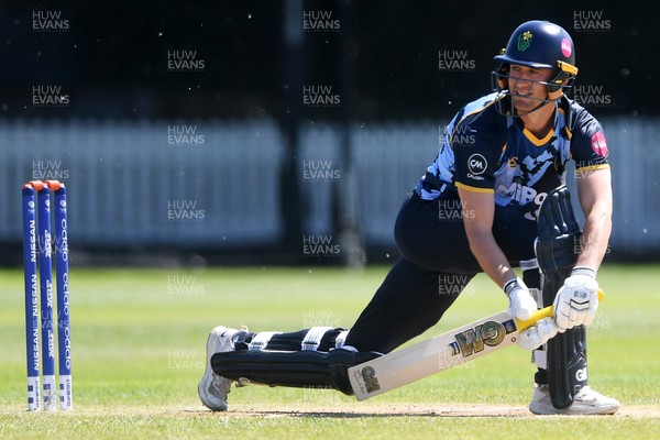 140525 - Glamorgan 2nd XI v Cardiff UCCE - T20 Blast Friendly - Henry Hurle of Glamorgan batting