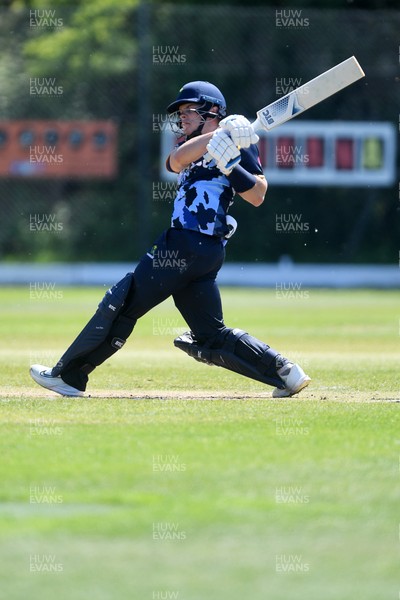 140525 - Glamorgan 2nd XI v Cardiff UCCE - T20 Blast Friendly - Callum Nicholls of Glamorgan batting