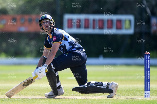 140525 - Glamorgan 2nd XI v Cardiff UCCE - T20 Blast Friendly - Henry Hurle of Glamorgan batting