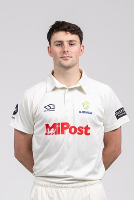 130325 - Glamorgan Cricket Squad Headshots - County Championship - Ned Leonard