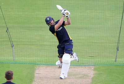 130720 - Glamorgan County Cricket Club return to group training at Sophia Gardens, Cardiff - Chris Cooke