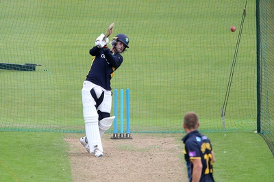 130720 - Glamorgan County Cricket Club return to group training at Sophia Gardens, Cardiff - Billy Root