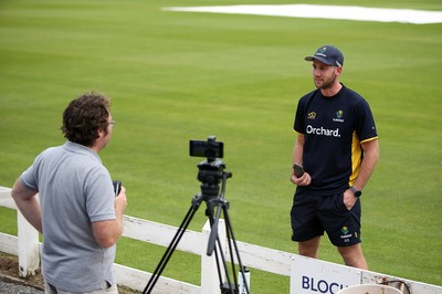 130720 - Glamorgan County Cricket Club return to group training at Sophia Gardens, Cardiff - Chris Cooke