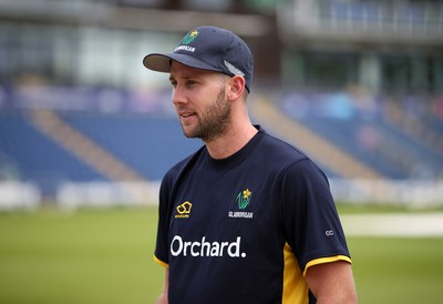 130720 - Glamorgan County Cricket Club return to group training at Sophia Gardens, Cardiff - Chris Cooke