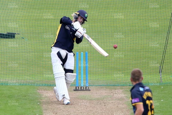 130720 - Glamorgan County Cricket Club return to group training at Sophia Gardens, Cardiff - Billy Root