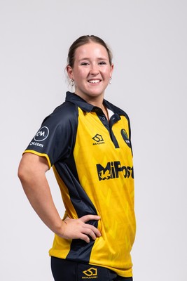 130325 - Glamorgan Women Cricket Squad Headshots - One Day Cup - Flo Sharman