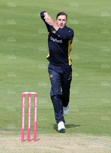 210720 - Glamorgan Cricket Intra Squad Game - Andrew Salter bowling