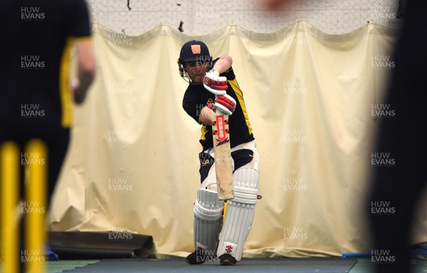 040419 - Glamorgan Cricket Nets - Kiran Carlson