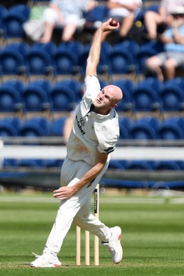 020525 - Glamorgan v Derbyshire - Rothesay County Championship - Zak Chappell of Derbyshire bowling
