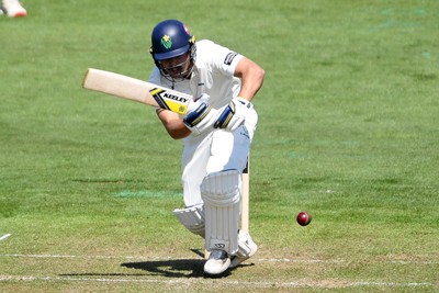 020525 - Glamorgan v Derbyshire - Rothesay County Championship - Kiran Carlson of Glamorgan batting