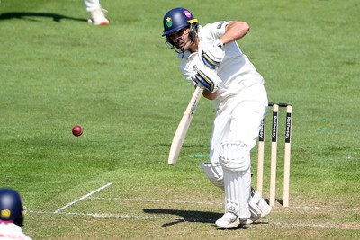 020525 - Glamorgan v Derbyshire - Rothesay County Championship - Kiran Carlson of Glamorgan batting