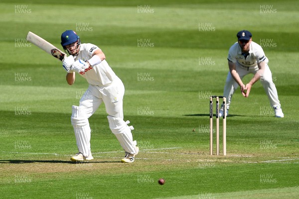 020525 - Glamorgan v Derbyshire - Rothesay County Championship - Asa Tribe of Glamorgan batting