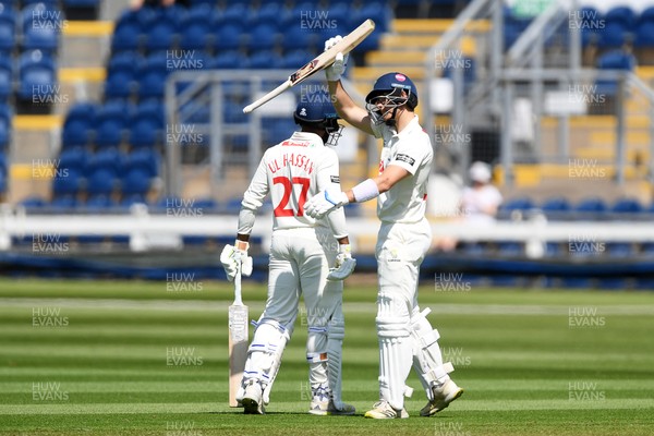 020525 - Glamorgan v Derbyshire - Rothesay County Championship - Asa Tribe of Glamorgan hits 50