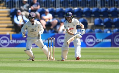 030525 - Glamorgan v Derbyshire, Rothesay County Championship Division 2, Day 2 - Andy Gorvin of Glamorgan plays a shot