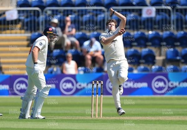 030525 - Glamorgan v Derbyshire, Rothesay County Championship Division 2, Day 2 -Martin Andersson of Derbyshire bowls