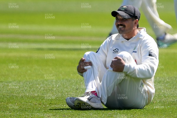 040525 - Glamorgan v Derbyshire - Rothesay County Championship - Kiran Carlson of Glamorgan
