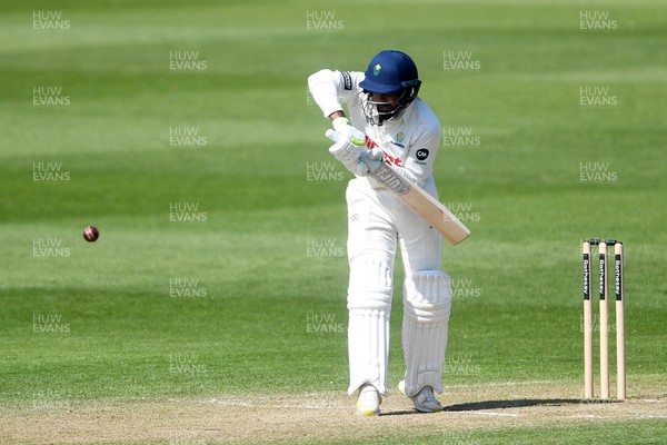 040525 - Glamorgan v Derbyshire - Rothesay County Championship - Zain Ul-Hassan of Glamorgan batting