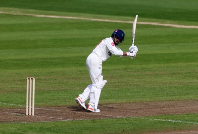 120424 - Glamorgan v Derbyshire - Vitality County Championship, Division Two - Zain ul Hassan of Glamorgan batting