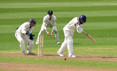 120424 - Glamorgan v Derbyshire - Vitality County Championship, Division 2 - Sam Northeast of Glamorgan