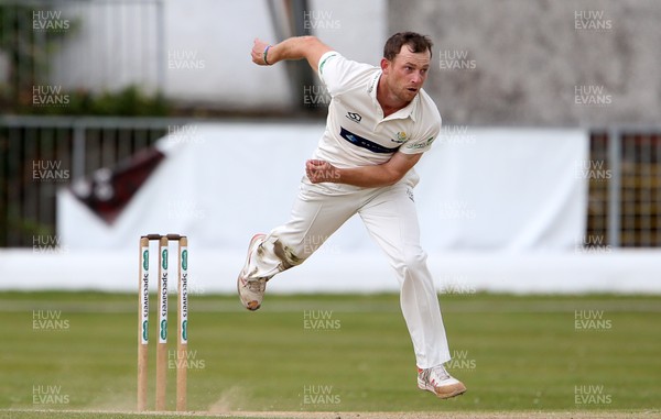 130619 - Glamorgan v Derbyshire - Specsavers County Championship Division Two - Graham Wagg of Glamorgan bowling