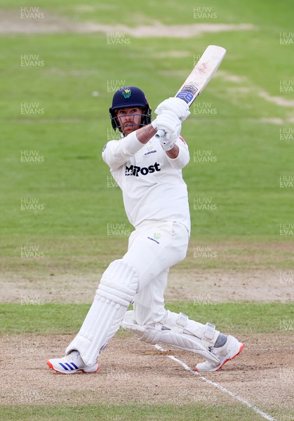 140424 - Glamorgan v Derbyshire - Vitality County Championship, Division Two - James Harris of Glamorgan batting