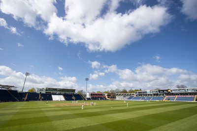 150424 - Glamorgan v Derbyshire - Vitality County Championship, Division Two - General View of Sophia Gardens