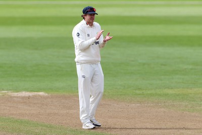 150424 - Glamorgan v Derbyshire - Vitality County Championship, Division Two - Sam Northeast of Glamorgan