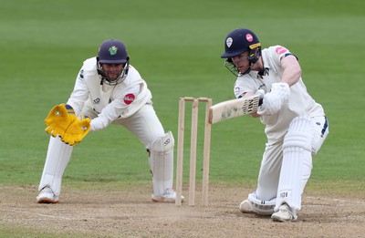 150424 - Glamorgan v Derbyshire - Vitality County Championship, Division Two - Luis Reece of Derbyshire batting