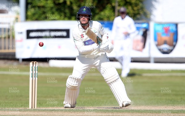 220618 - Glamorgan v Derbyshire - Specsavers County Championship - Owen Morgan of Glamorgan batting