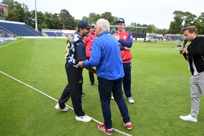 060625 - Glamorgan v Essex - T20 Vitality Blast - Coin Toss