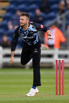 060625 - Glamorgan v Essex - T20 Vitality Blast - Mason Crane of Glamorgan bowling