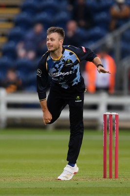 060625 - Glamorgan v Essex - T20 Vitality Blast - Mason Crane of Glamorgan bowling