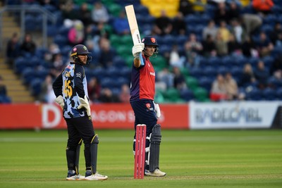 060625 - Glamorgan v Essex - T20 Vitality Blast - Michael Pepper of Essex hits 50