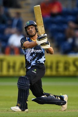060625 - Glamorgan v Essex - T20 Vitality Blast - Kiran Carlson of Glamorgan batting