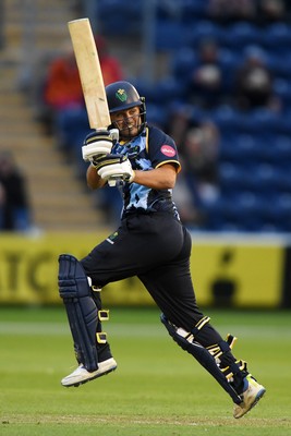 060625 - Glamorgan v Essex - T20 Vitality Blast - Kiran Carlson of Glamorgan batting