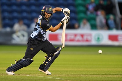 060625 - Glamorgan v Essex - T20 Vitality Blast - Kiran Carlson of Glamorgan batting