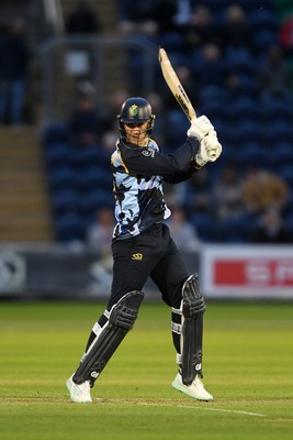 060625 - Glamorgan v Essex - T20 Vitality Blast - Ben Kellaway of Glamorgan batting