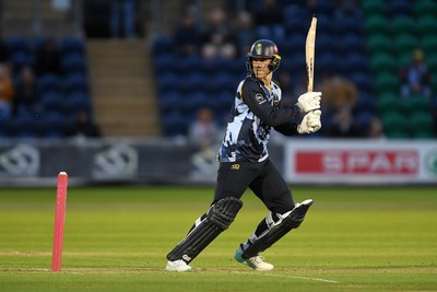 060625 - Glamorgan v Essex - T20 Vitality Blast - Ben Kellaway of Glamorgan batting